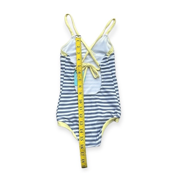 Lilo Tati Preppy Cami One-Piece Blue with Yellow Trim - Picture 6 of 9